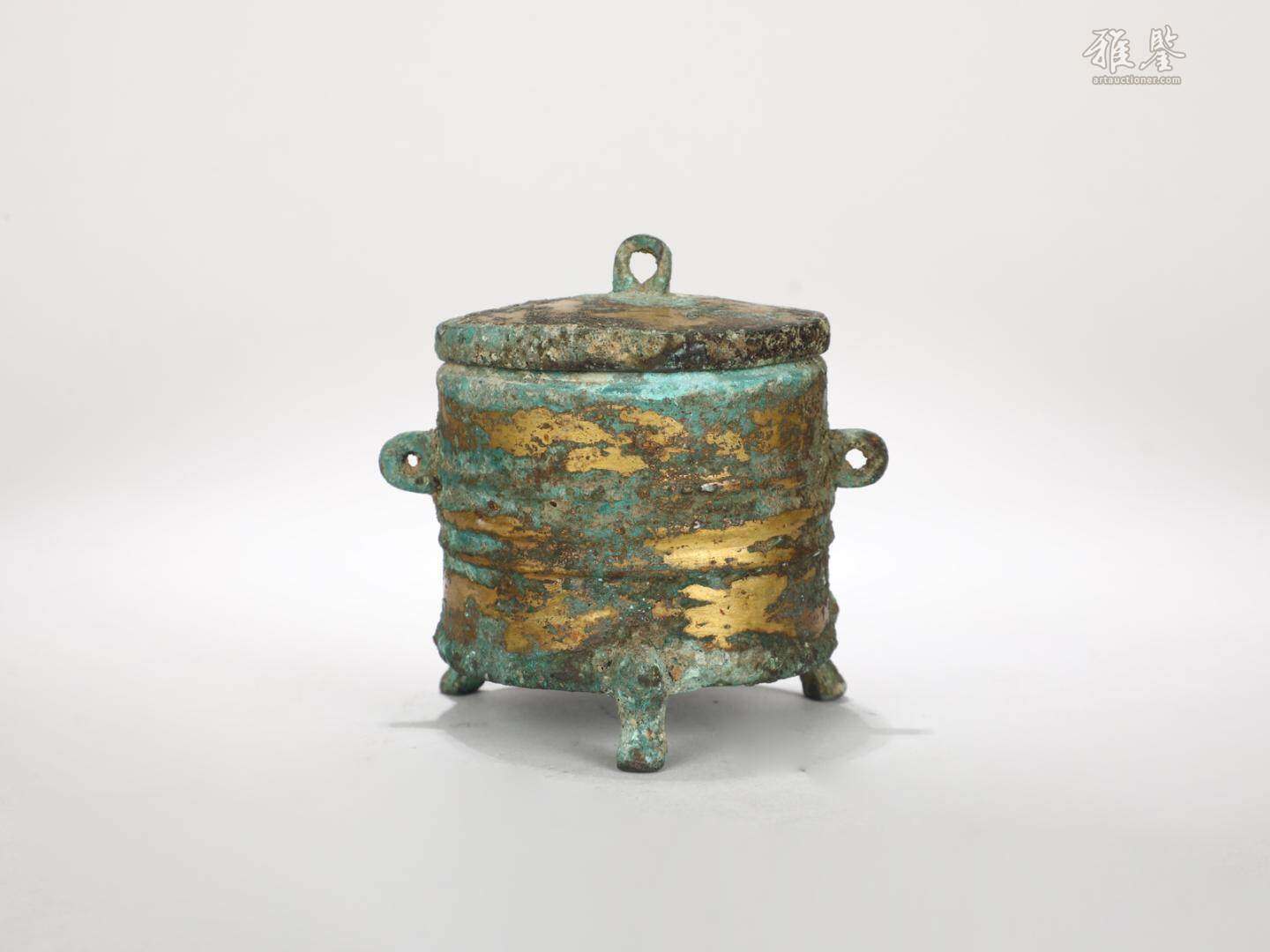 1-3世紀 銅鎏金奩