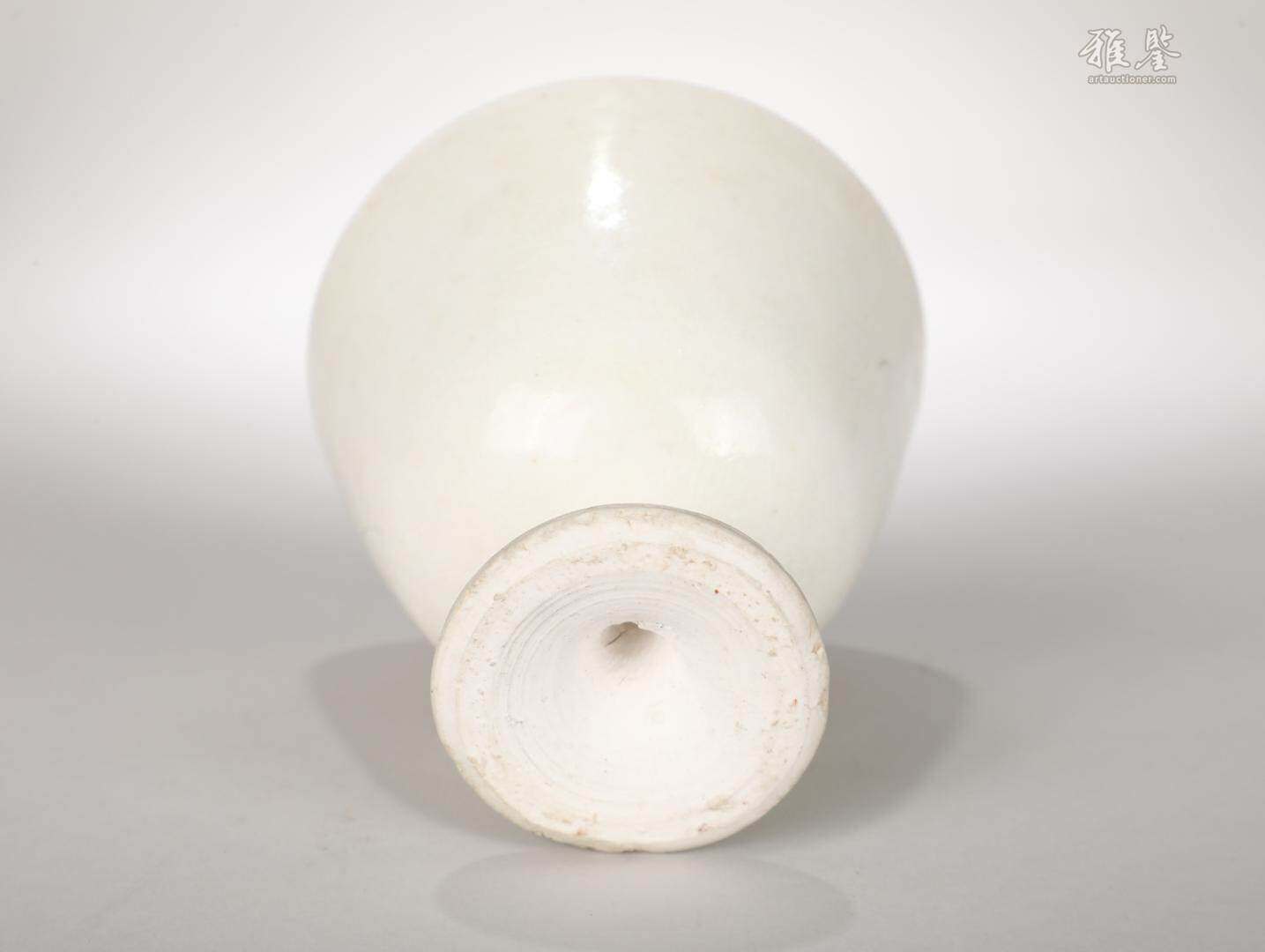 7-10世紀 邢窯白釉高足杯